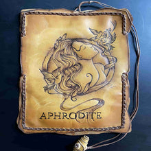 Load image into Gallery viewer, leather tobacco pouch mythology
