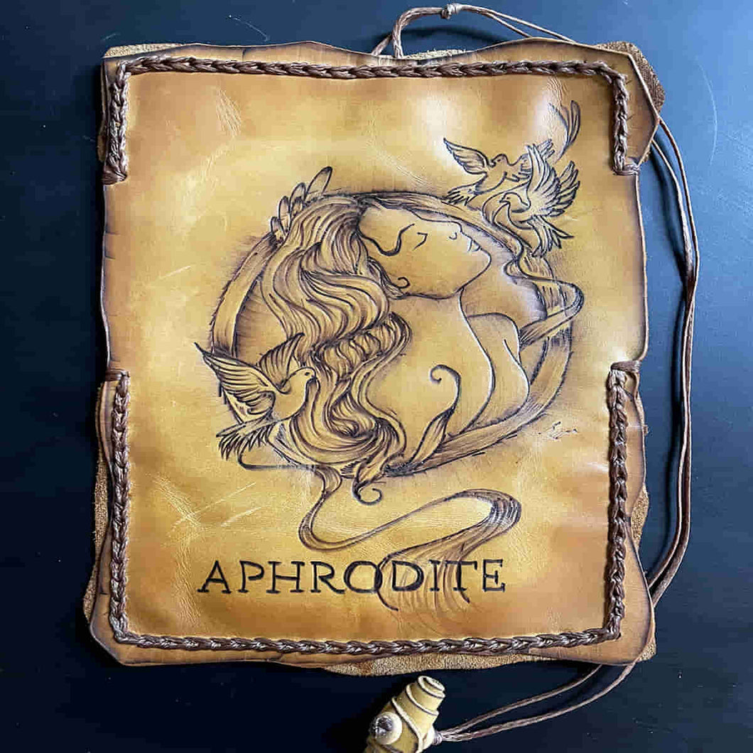 leather tobacco pouch mythology