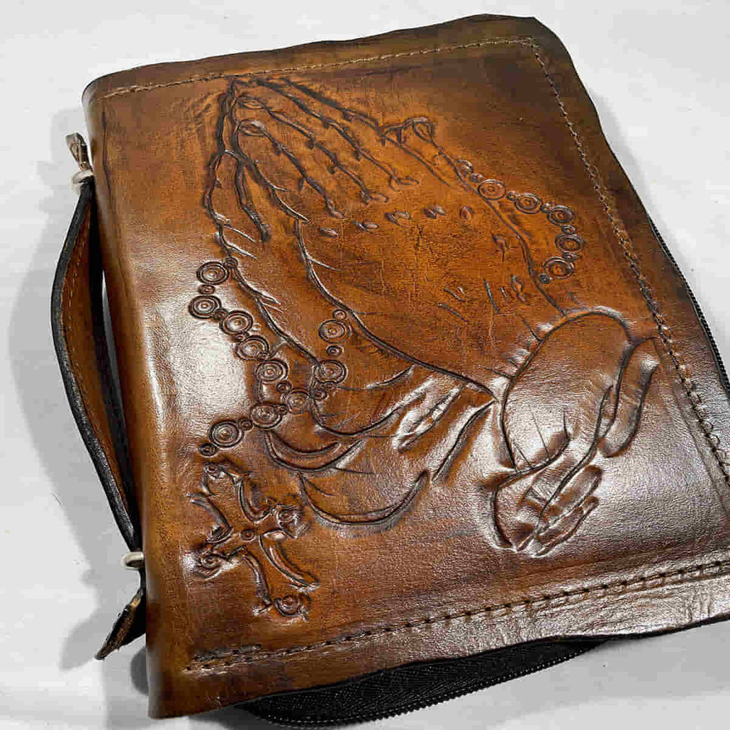 Handmade Leather Bible Cases (5 designs)